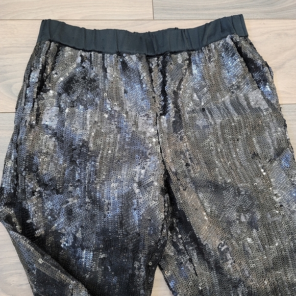 Trouvé Black Sequin Pants - Size S - Picture 10 of 17
